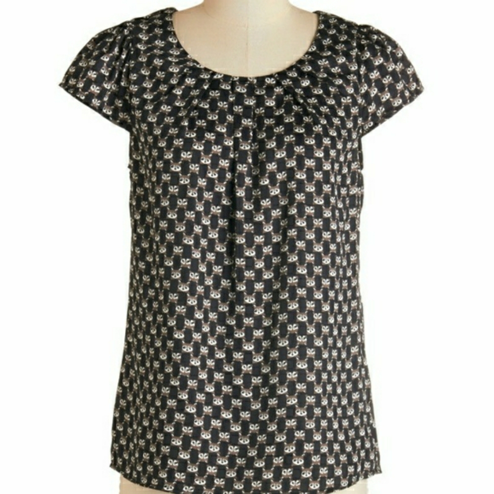ModCloth Steal the Show Top in Raccoons